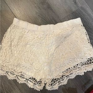 LOGG lace shorts